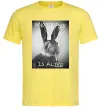 Мужская футболка Who is Alice? Лимонный фото