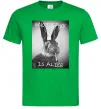 Мужская футболка Who is Alice? Зеленый фото