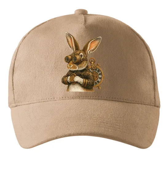 Кепка Steampunk rabbit Песочный фото