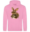 Женская толстовка (худи) Steampunk rabbit Розовый фото