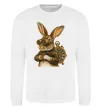 Свитшот Steampunk rabbit Белый фото