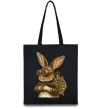 Эко-сумка Steampunk rabbit Черный фото