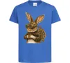 Дитяча футболка Steampunk rabbit Яскраво-синій фото