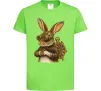 Дитяча футболка Steampunk rabbit Лаймовий фото