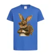 Детская футболка Steampunk rabbit Ярко-синий фото