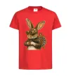 Детская футболка Steampunk rabbit Красный фото