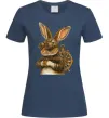 Жіноча футболка Steampunk rabbit Темно-синій фото