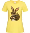 Жіноча футболка Steampunk rabbit Лимонний фото