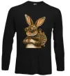 Лонгслив Steampunk rabbit Черный фото