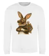 Свитшот Steampunk rabbit Белый фото