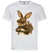 Мужская футболка Steampunk rabbit Белый Мужская футболка Steampunk rabbit Белый фото