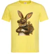 Мужская футболка Steampunk rabbit Лимонный Мужская футболка Steampunk rabbit Лимонный фото