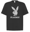 Футболка Оверсайз Playboy dots Черный фото