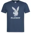 Мужская футболка Playboy dots Темно-синий фото