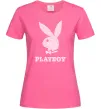 Женская футболка Playboy dots Ярко-розовый фото