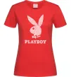 Женская футболка Playboy dots Красный фото