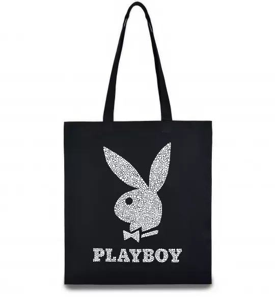 Еко-сумка Playboy dots Чорний фото