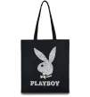 Еко-сумка Playboy dots Чорний фото