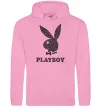Чоловіча толстовка (худі) Playboy dots Рожевий фото