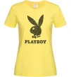 Женская футболка Playboy dots Лимонный фото