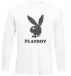Лонгслив Playboy dots Белый фото