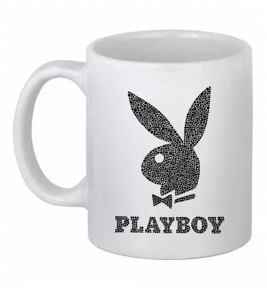 Чашка керамическая Playboy dots Белый фото