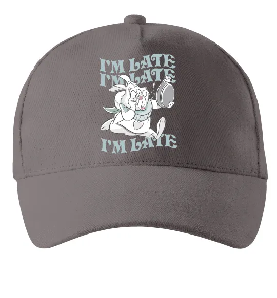 Кепка I`m late Сірий фото
