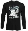 Лонгслив I`m late Черный фото