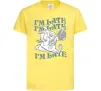 Детская футболка I`m late Лимонный фото