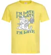 Мужская футболка I`m late Лимонный Мужская футболка I`m late Лимонный фото