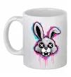 Чашка керамическая Graffity hare Белый фото