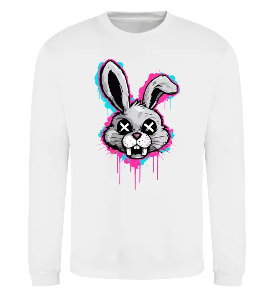 Світшот Graffity hare Білий фото