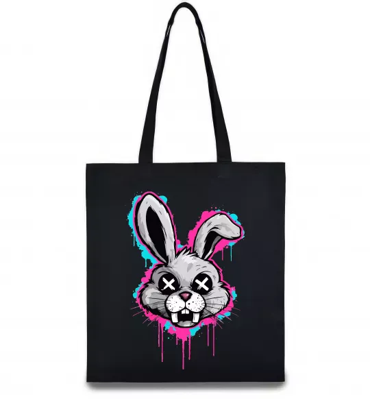 Эко-сумка Graffity hare Черный фото
