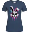 Жіноча футболка Graffity hare Темно-синій фото