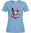 Жіноча футболка Graffity hare Блакитний фото