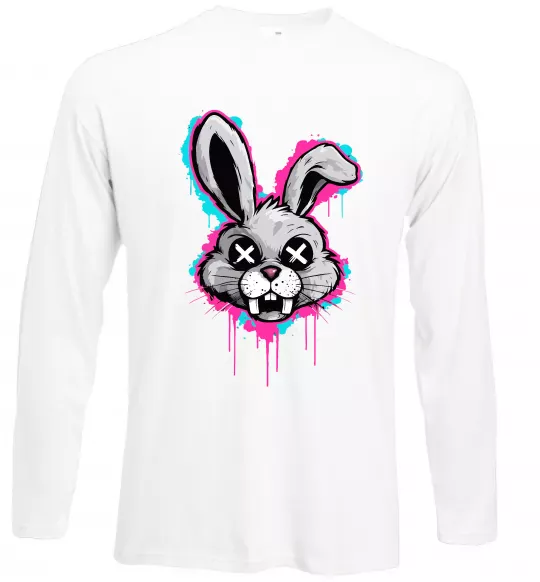Лонгслів Graffity hare Білий фото