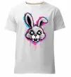 Чоловіча преміум футболка Graffity hare Білий фото