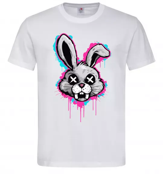 Мужская футболка Graffity hare Белый фото