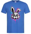 Мужская футболка Graffity hare Ярко-синий фото