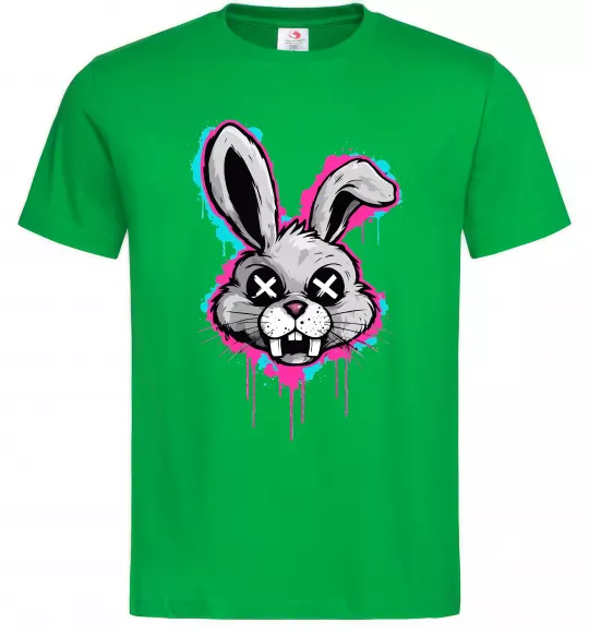 Мужская футболка Graffity hare Зеленый фото