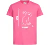 Детская футболка Duck or rabbit Ярко-розовый фото