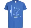 Детская футболка Duck or rabbit Ярко-синий фото
