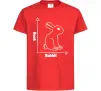 Детская футболка Duck or rabbit Красный фото