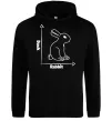 Чоловіча толстовка (худі) Duck or rabbit Чорний фото