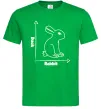Мужская футболка Duck or rabbit Зеленый фото