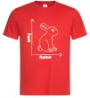 Мужская футболка Duck or rabbit Красный фото
