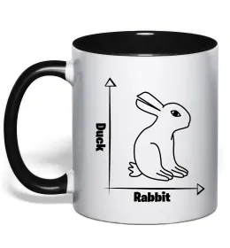 Чашка с цветной ручкой