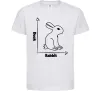 Детская футболка Duck or rabbit Белый фото