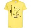 Детская футболка Duck or rabbit Лимонный фото