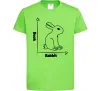 Детская футболка Duck or rabbit Лаймовый фото